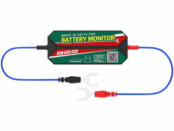 Moniteur de batterie 6 V à 24 V connecté