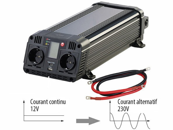 Convertisseur 12V vers 230V - 1500W