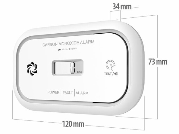 Détecteur de CO avec écran LCD COM-180