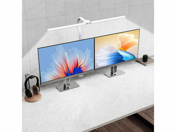 Double lampe de bureau LED CCT télécommandée 1000 lm