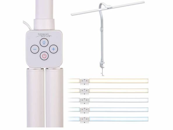 Double lampe de travail LED CCT télécommandée 1000 lm