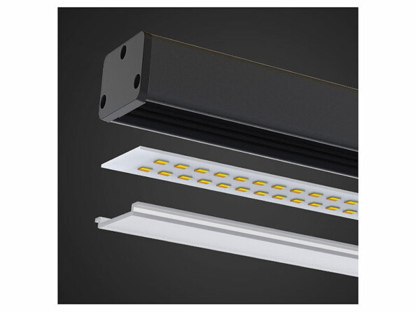 Lampe de bureau double tête orientable LED télécommandée 1000 lm