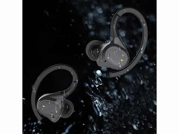 Écouteurs intra-auriculaires sport sans fil étanches IHS-825.bt avec projections d'eau