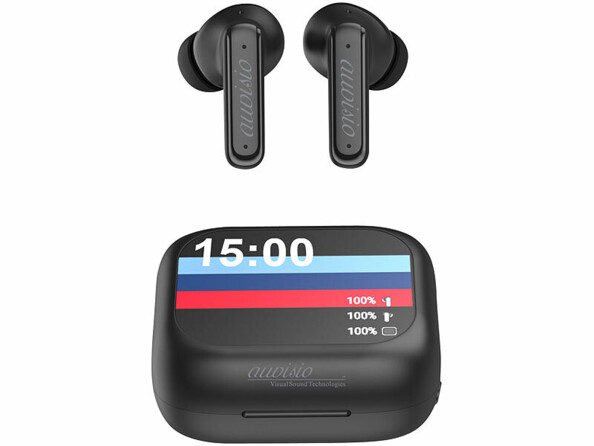 Écouteurs True Wireless avec réduction active du bruit et écran tactile