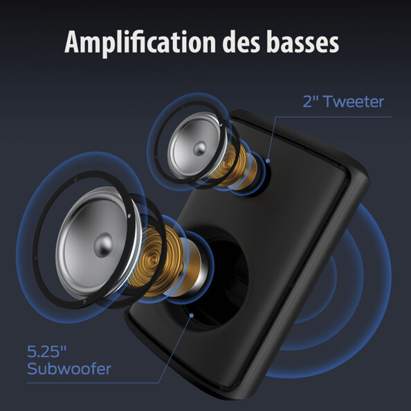 Enceinte lumineuse étanche avec bluetooth PMA-800.k