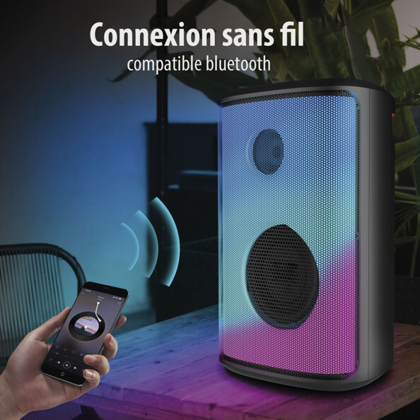 Enceinte lumineuse étanche avec bluetooth PMA-800.k