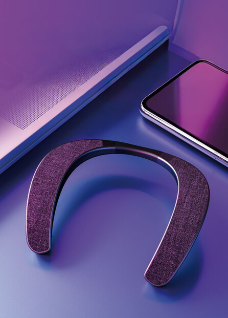 Enceinte tour de cou KH-535 avec fonction bluetooth