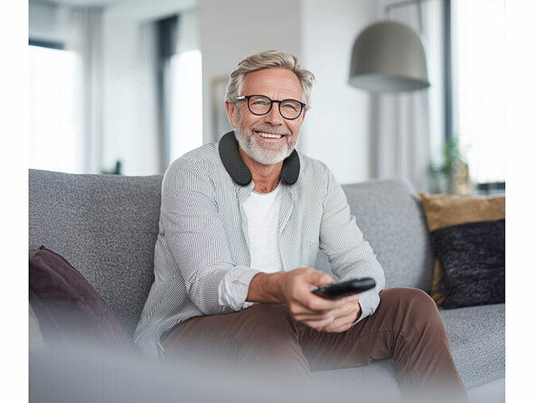 Haut-parleur tour de cou TV avec amplificateur audio