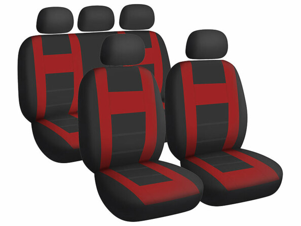Housses pour sièges auto et appui-tête pour voiture 5 places