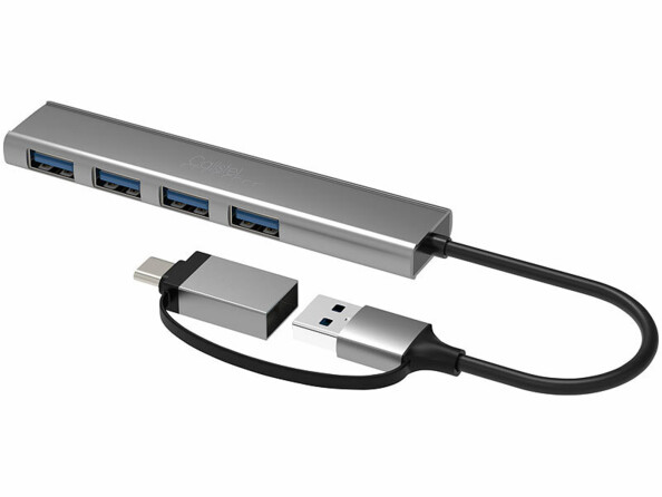 Hub USB-C / USB-A avec 4 ports USB-A 3.2 / jusqu'à 5 G