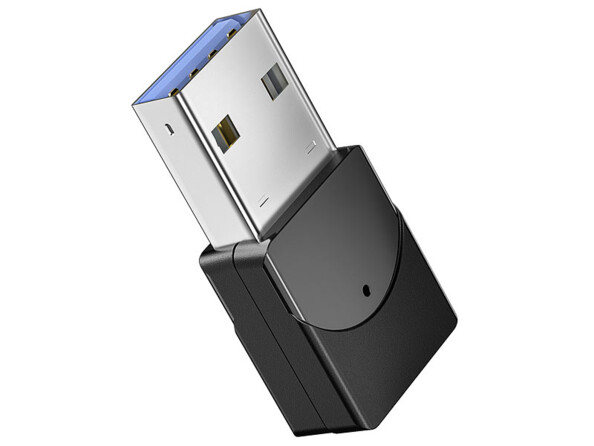 Récepteur USB pour micro-casque Auvisio avec microphone amovible.