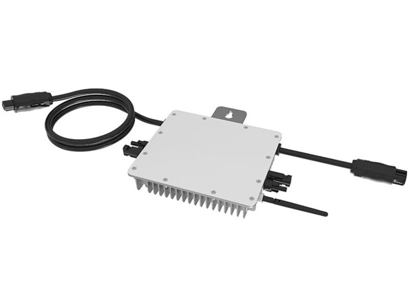 Micro-inverseur connecté 300 W pour panneau solaire vue de dessous