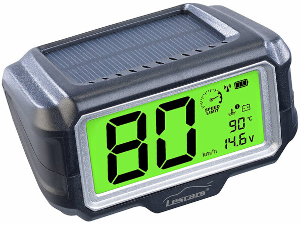 Afficheur OBD2 sans fil avec écran LCD solaire