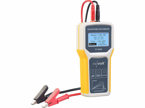 Multimètre numérique pour panneau solaire jusqu’à 1600 W