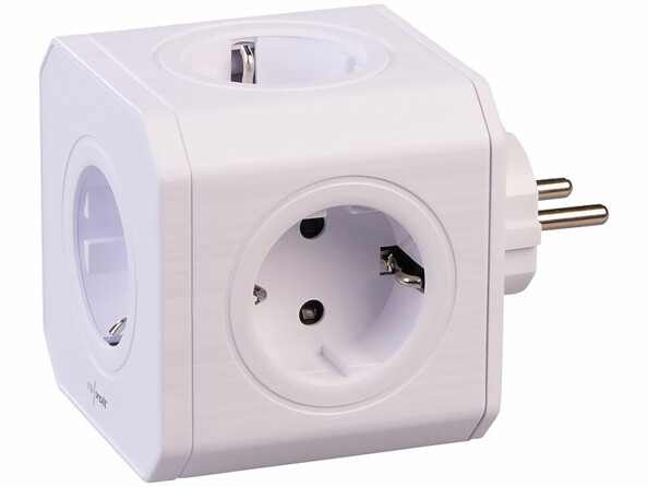 Multiprise colonne 9 prises avec 4 ports USB