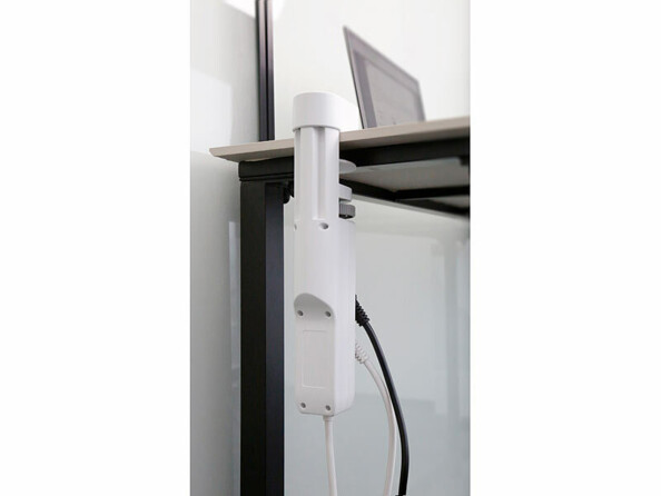 Multiprise de bureau à pince 3 prises et 3 ports USB
