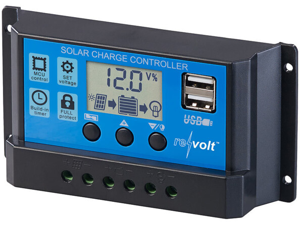 Panneau solaire nomade pliant 100 W & contrôleur de charge 30 A