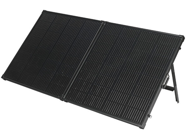 Panneau solaire pliable avec cellules solaires monocristallines - coloris noir