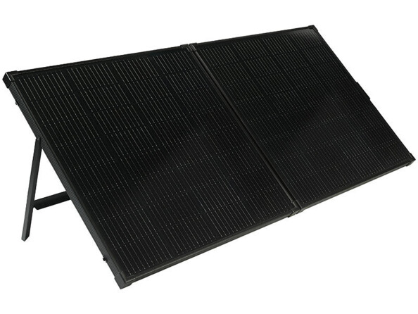 Panneau solaire pliable avec cellules solaires monocristallines - coloris noir
