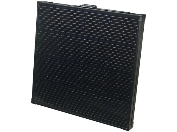 Panneau solaire pliable avec cellules solaires monocristallines - coloris noir