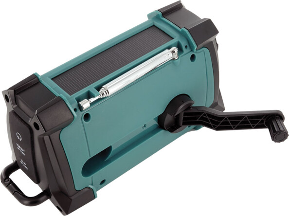 Radio de poche solaire DAB+ / FM SOL-1545 avec dynamo et lampe LED