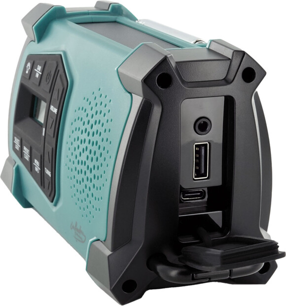 Radio de poche solaire DAB+ / FM SOL-1545 avec dynamo et lampe LED