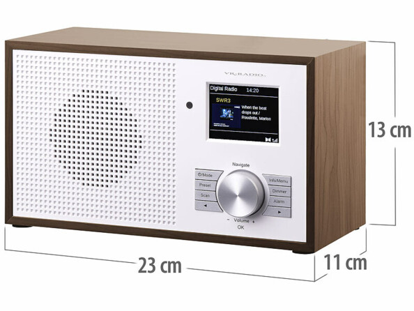 Radio FM/DAB+ avec bluetooth 5.3 réveil