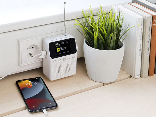 Radio secteur DAB+/FM MPS-820.bm avec détecteur de mouvement