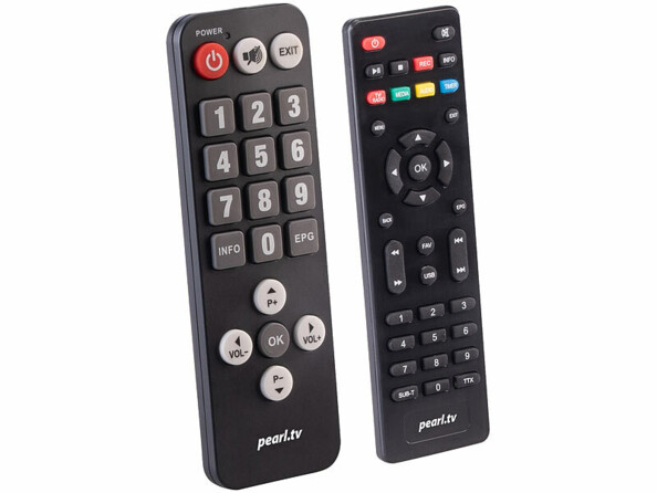 2 télécommandes pour récepteur tnt sat