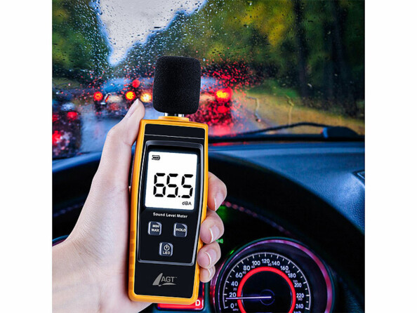 Sonomètre numérique avec écran LCD