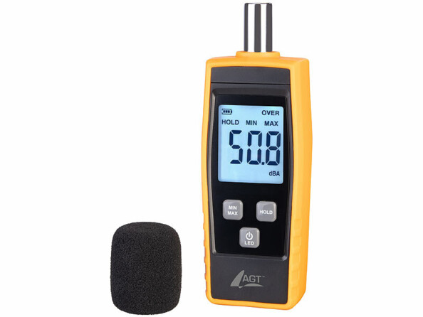 Sonomètre numérique avec écran LCD