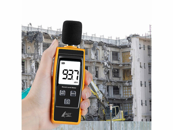 Décibelmètre numérique avec écran LCD