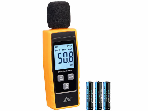 Sonomètre numérique avec écran LCD