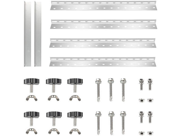 Support en aluminium incliné pour panneau solaire jusqu'à 150 W