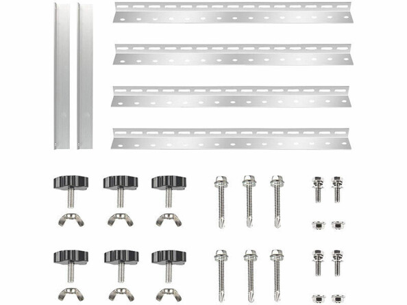 Support réglable en aluminium pour panneau solaire 37 cm