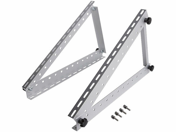 Support réglable en aluminium pour panneau solaire 37 cm