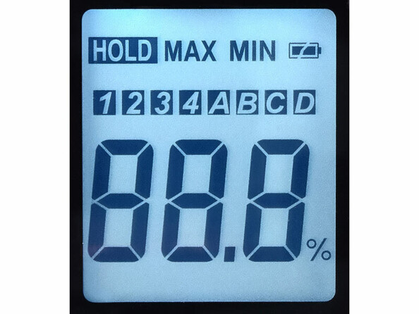 Humidimètre avec piles et précision de mesure à +/-2%