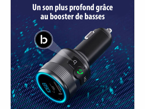 Transmetteur FM bluetooth 5.1 power delivery