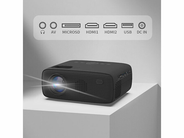 projecteur vidéo HDMI LB-500 avec lecteur multimédia