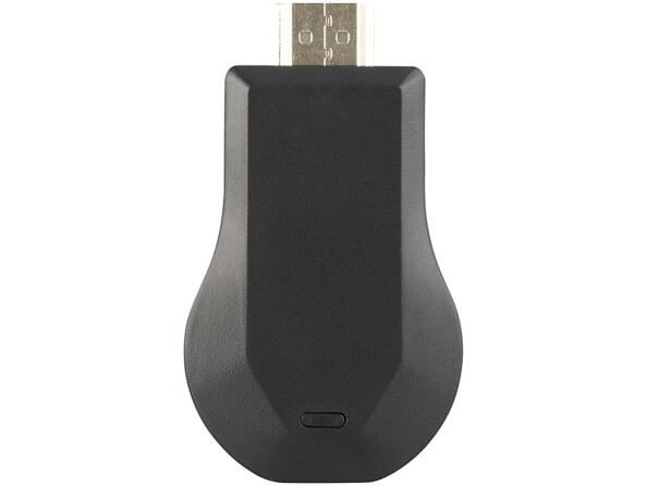 Dessous du boîtier noir de la clé HDMI