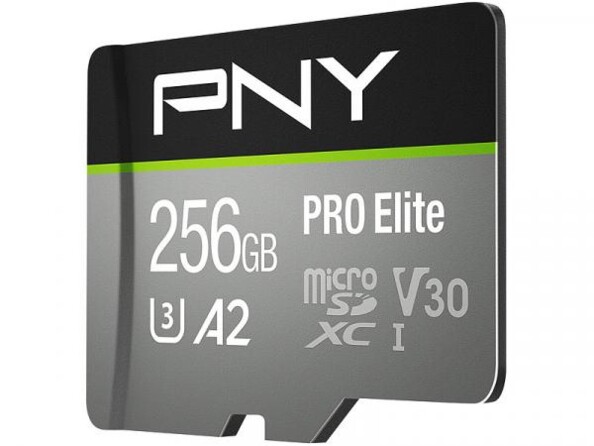 Carte mémoire microSD PRO Elite 256 Go, 100 Mo/s en lecture, 90 Mo/s en écriture