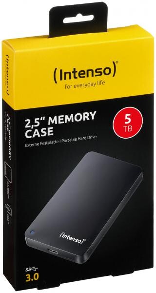Disque dur externe Memory Case 2,5", 5 To, USB 3.0, noir