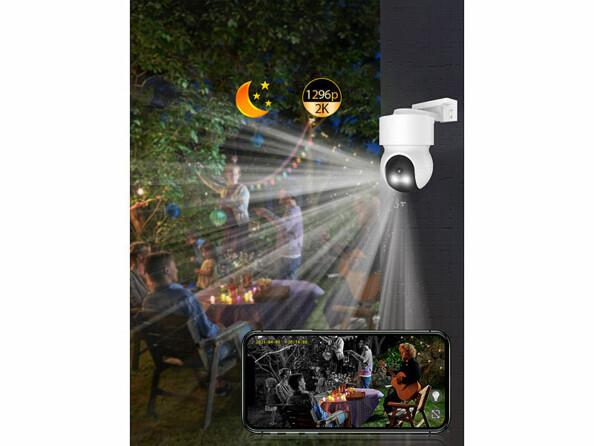 Caméra IP d'extérieur 2K connectée IPC-392