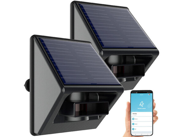 Pack de 2 détecteurs de mouvement PIR avec mode d'emploi en français