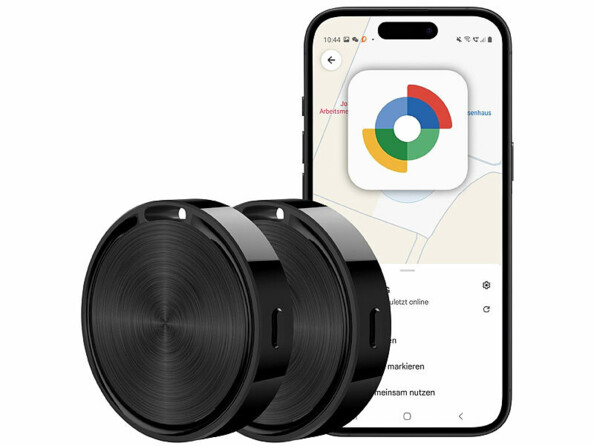 2 traceurs localisateurs d'objets compatibles application Find My Device de Google