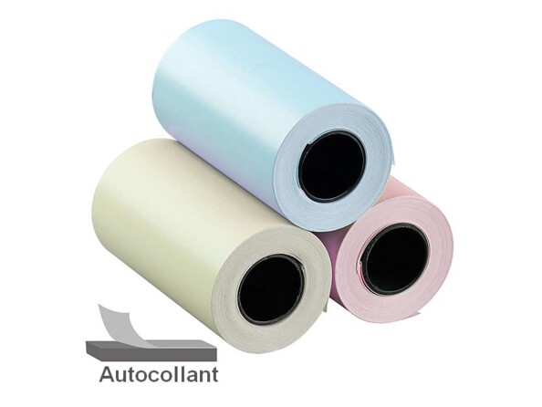roulleaux autocollants de couleur pour imprimante thermique Callstel