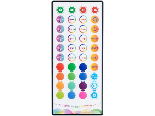 4 bandes LED RVB connectées pour habitacle de voiture