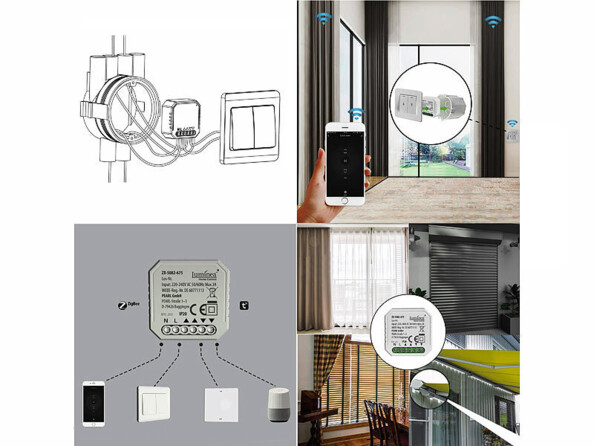 Contrôlez désormais vos volets roulants à distance en installant le module encastré derrière votre interrupteur déjà existant