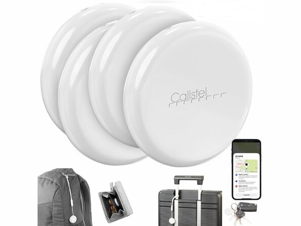 Pack de 4 traceurs localisateurs d'objets et de clés compatibles AirTag SGF-20 de la marque Callstel