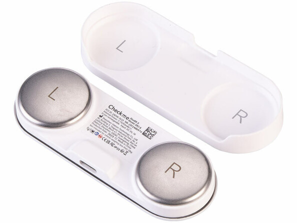 Appareil de mesure ECG mobile connecté avec écran OLED